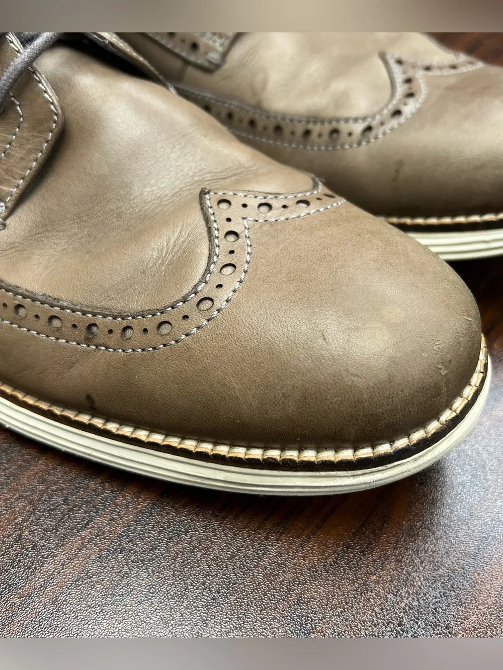 Cole Haan Men's ØriginalGrand Wingtip Derby Shoes - Size 10